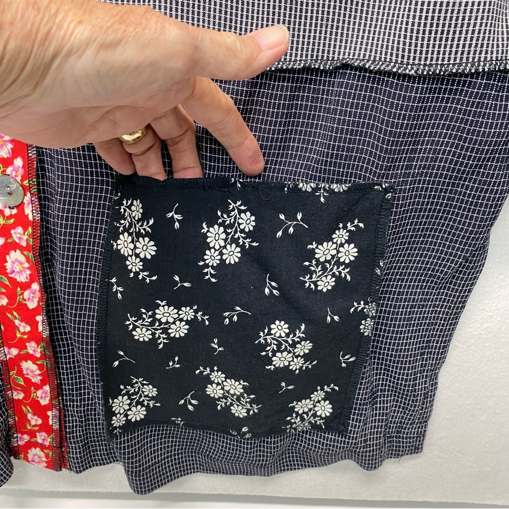 Fern Bratten Patchwork Button Front Tunic Top Wom… - image 7